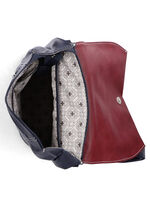 Rieker, Rucksack, Damen, mit bunten Applikationen MARINE-BORDEAUX